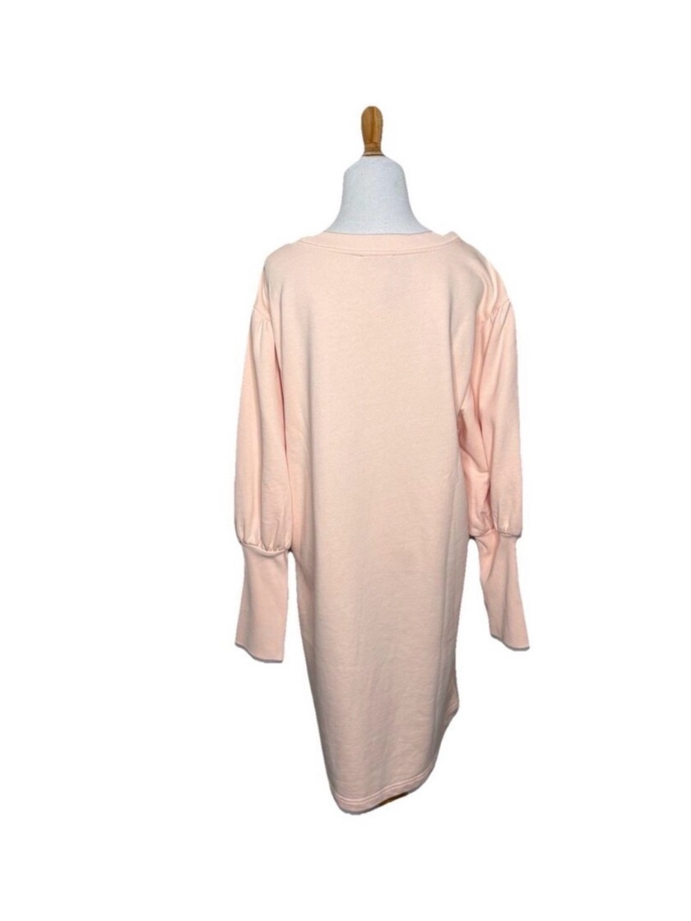 J. Crew Blush Pink Knit Sweatshirt Dress - Women’s 12 - Picture 3 of 6